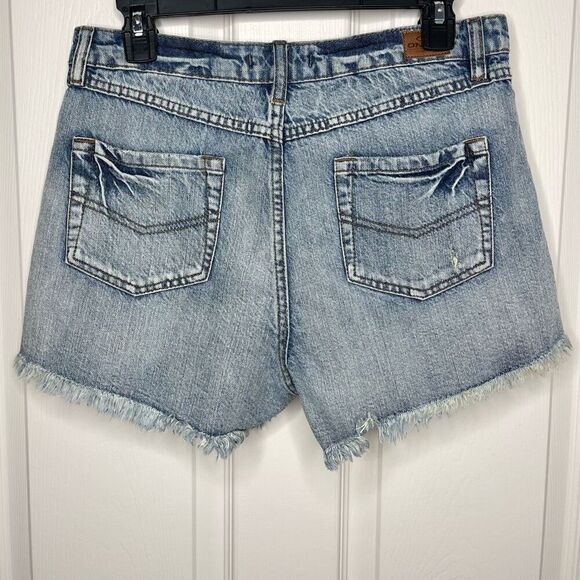 NWT O’Neill High Rise Marina Cutoff Frayed Hem Jean Shorts - 28 - Picture 4 of 10